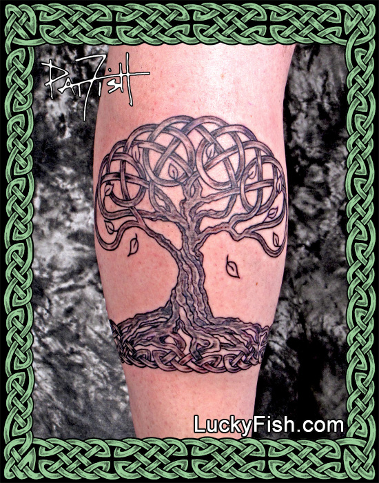 Celtic 'Legacy Tree' Tattoo — LuckyFish, Inc. and Tattoo Santa Barbara