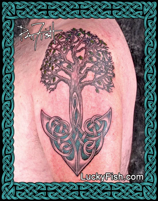 Celtic Tree of Life Tattoo by Pat Fish