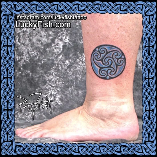 'Water of Life' Celtic Tattoo by Pat Fish