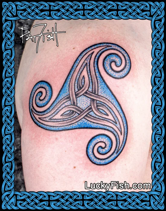 'Fraternal Loyalty' Knotwork Celtic Tattoo by Pat Fish