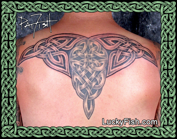 Expanded 'Awakening' Celtic Knot Tattoo by Pat Fish