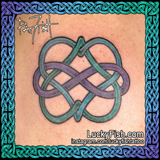 Infinite Hearts Celtic Love Tattoo Design — LuckyFish, Inc. and Tattoo  Santa Barbara