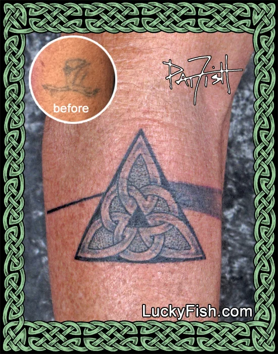 Celtic Prism Tattoo by Pat Fish