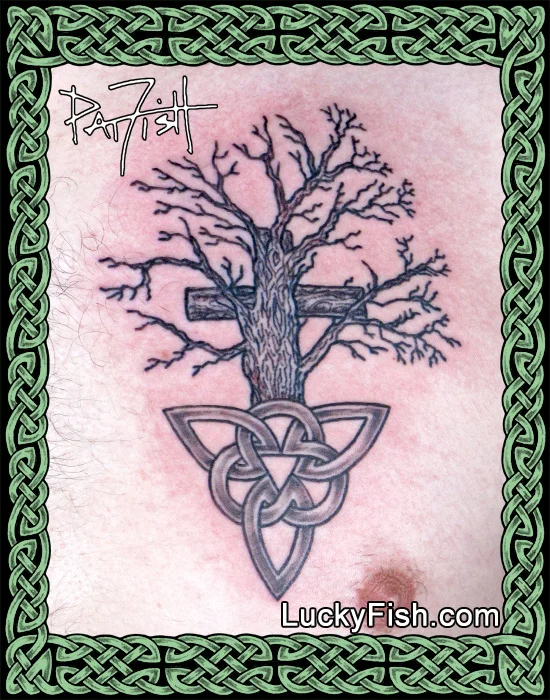 Tree of Faith Celtic Tattoo by Pat Fish