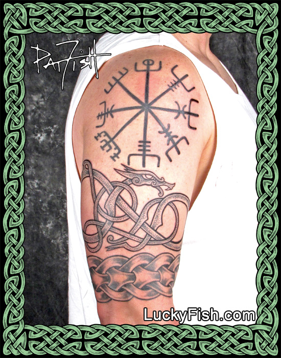 Viking Sleeve Tattoo by Pat Fish