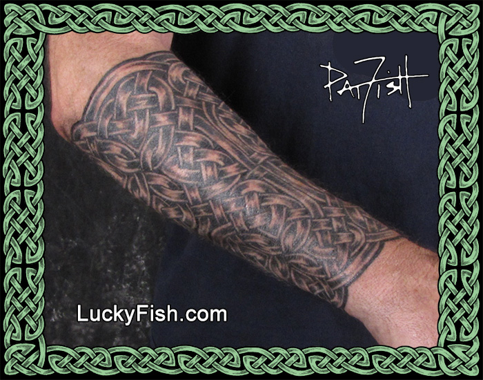 Celtic Gauntlet tattoo by Pat Fish