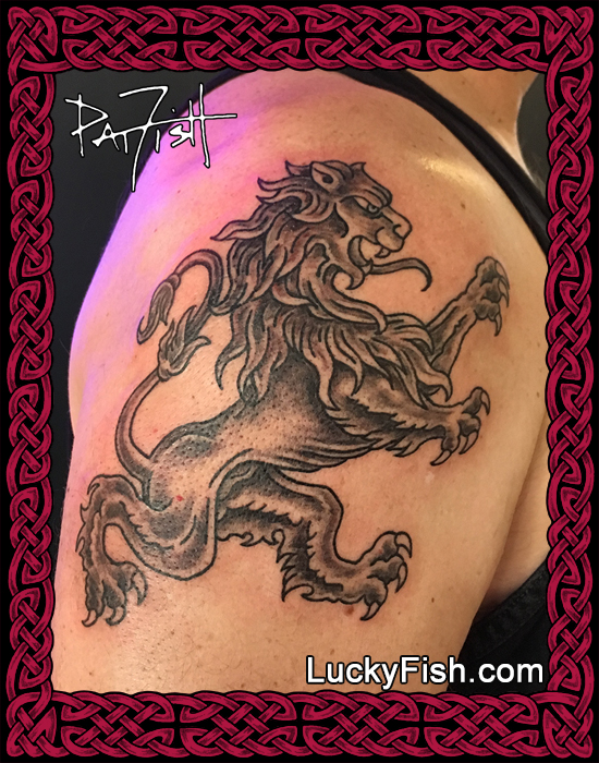 Lion Rampant Tattoo  Best Tattoo Ideas Gallery