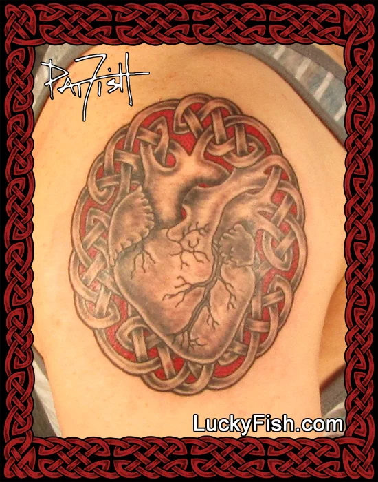 Heart on Sleeve tattoo by Pat Fish
