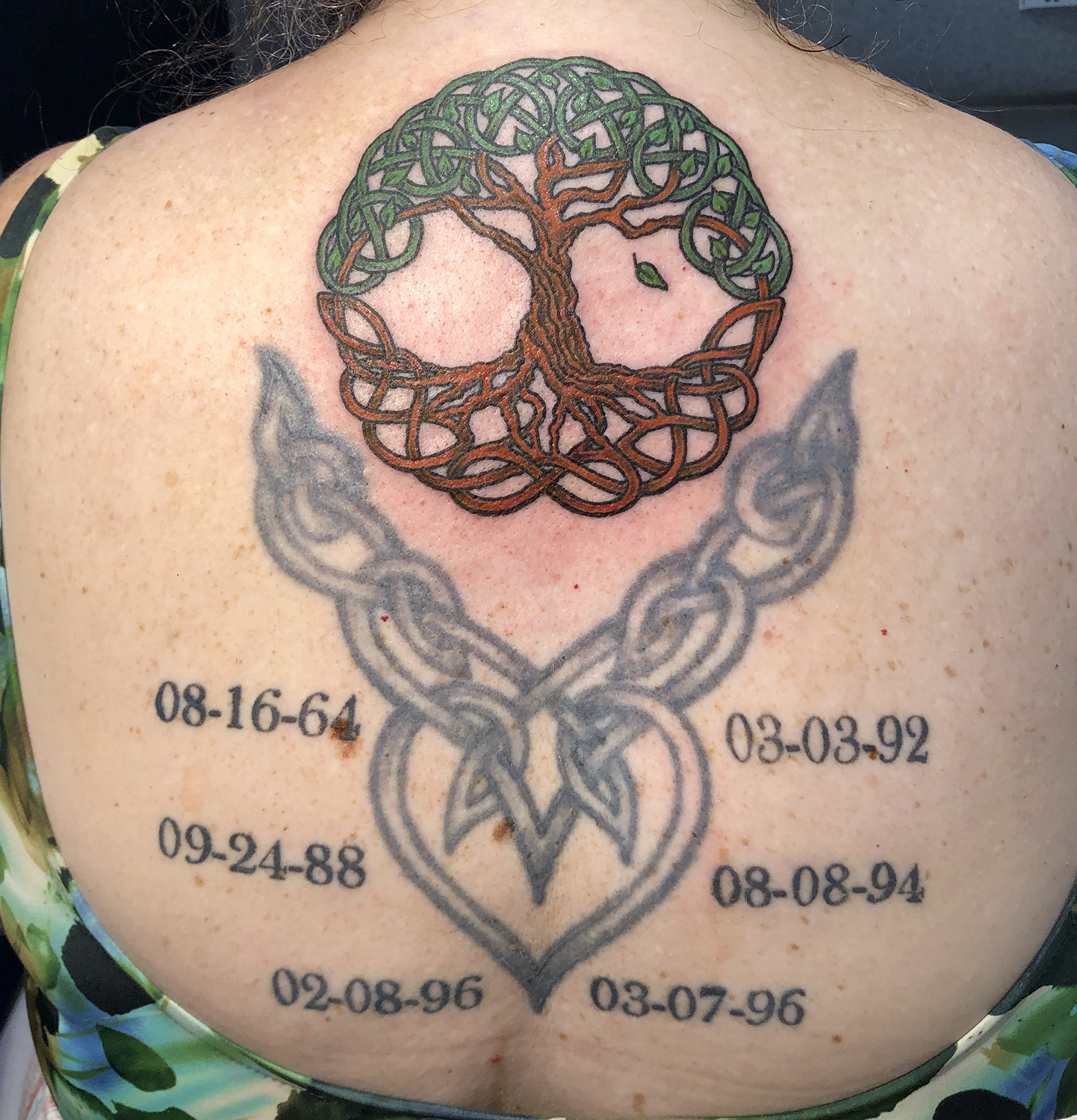 Family Tree of Life Celtic Tattoo Design — LuckyFish, Inc. and Tattoo Santa  Barbara