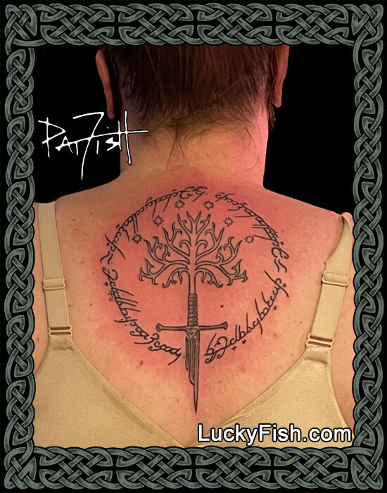 The Lord of the Rings Arwen Aragorn White Tree of Gondor Frodo Baggins Tree  tattoo leaf branch png  PNGEgg