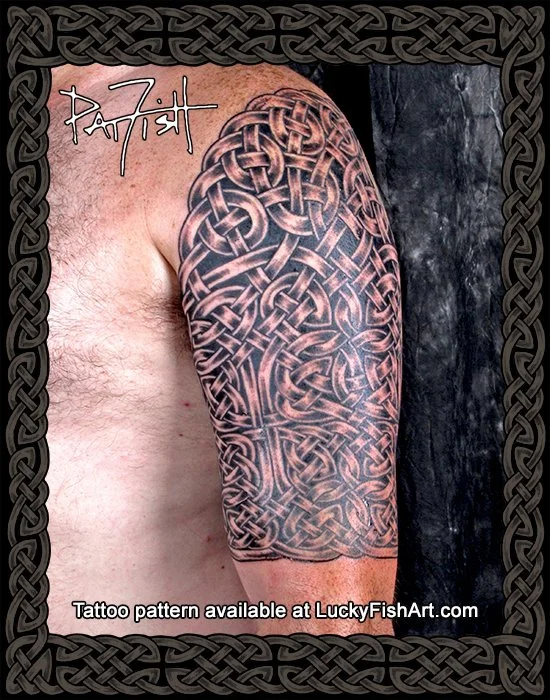 Celtic Battle Armor Tattoo Design