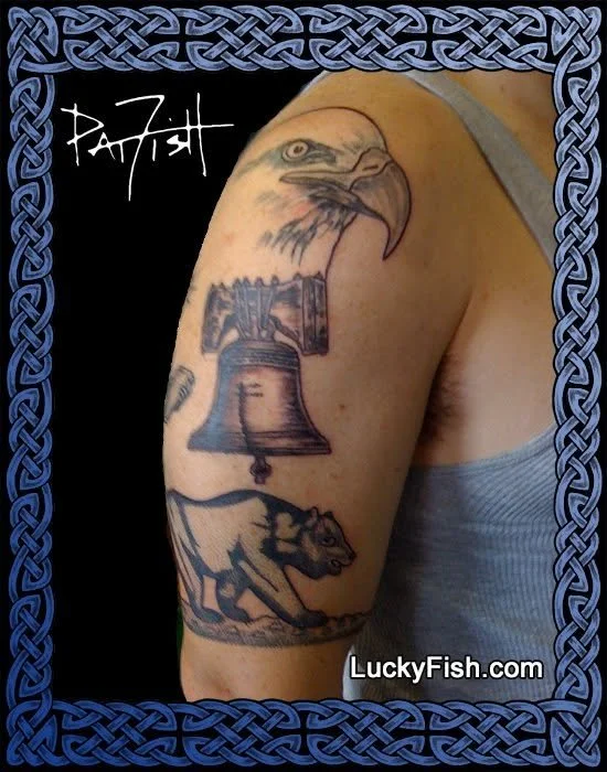 Patriotism in skin.