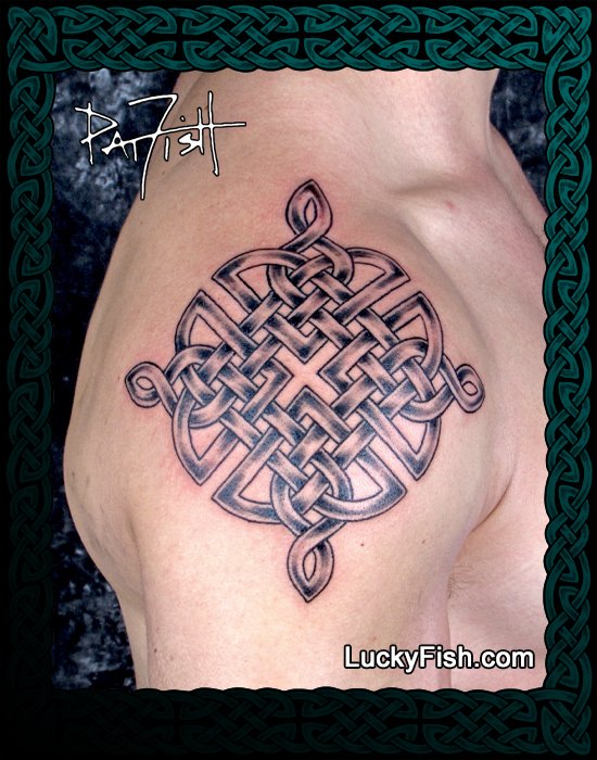 Inner Strength Celtic Tattoo Design — LuckyFish, Inc. and Tattoo Santa Barbara