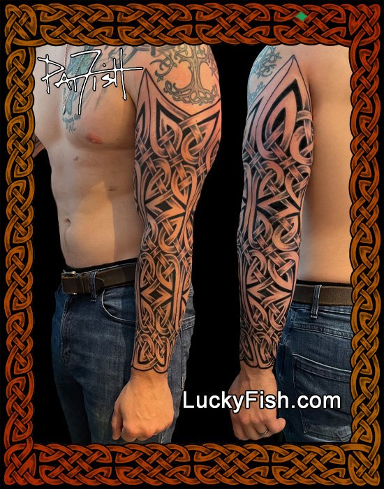 Valiant 3/4 Sleeve Tattoo Design