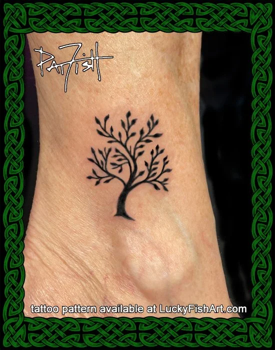 Tiny Tree of Life Tattoo Design