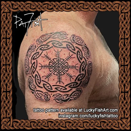Power Circle Nordic Celtic Tattoo Design
