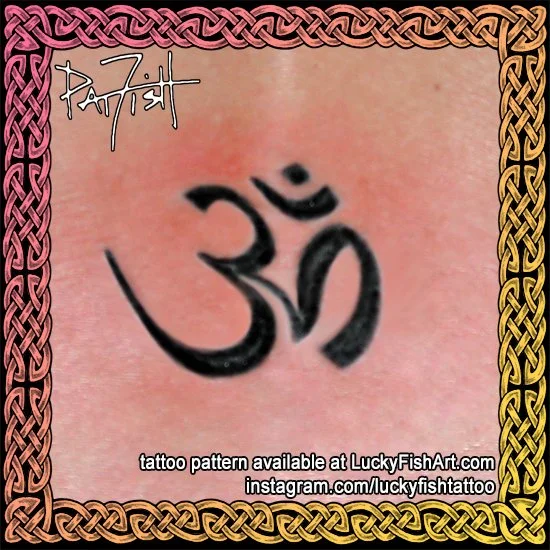 Om Sanskrit Tattoo Design