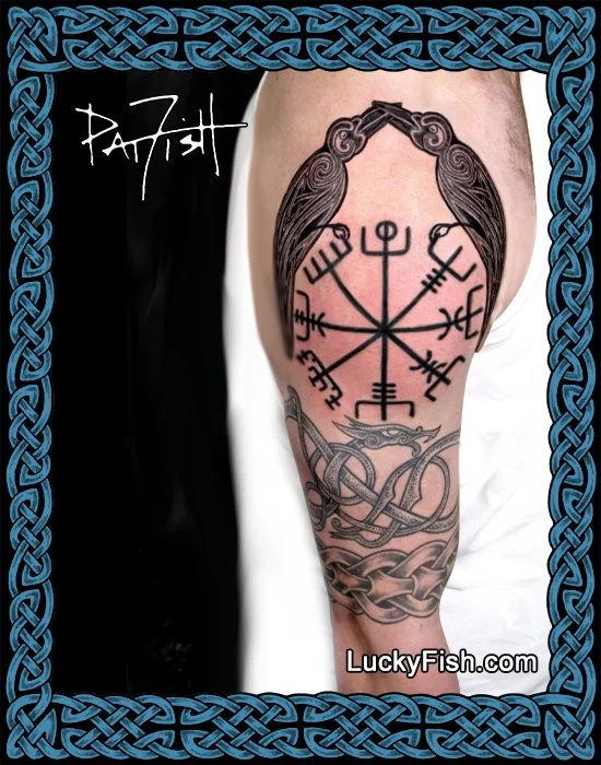 Viking Norse Nordic half sleeve