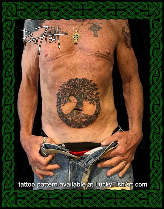 Secret Tree of Life Tattoo Design