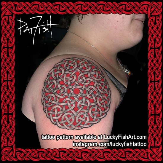 Solomons Knot Pictish Tattoo Design