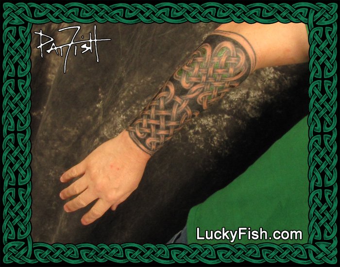 Lost Gallery Tattoo - Awesome Celtic female warrior and wolf tattoo done  today ! Thanks for watching ! | Facebook