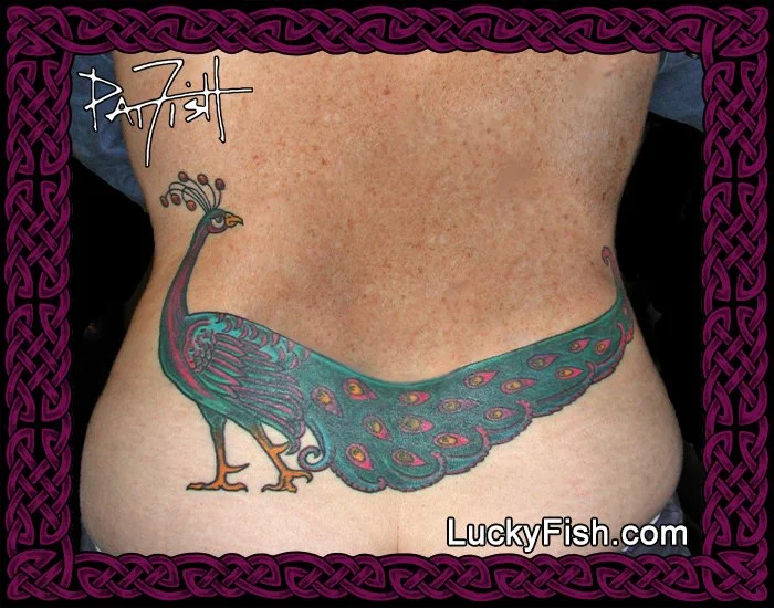 peacock tattoo