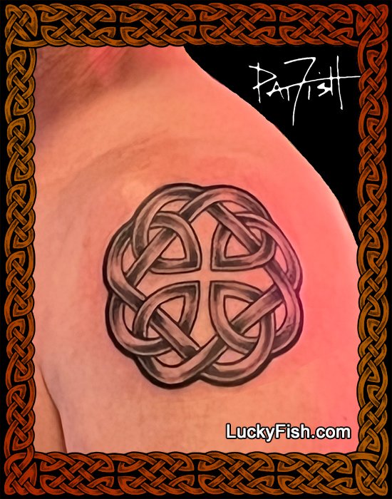 Father Knot Celtic Tattoo Design  LuckyFish Inc and Tattoo Santa Barbara