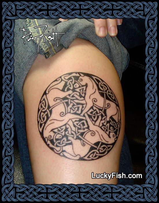 Epona the Horse Goddess Celtic Tattoo Design — LuckyFish, Inc. and Tattoo  Santa Barbara