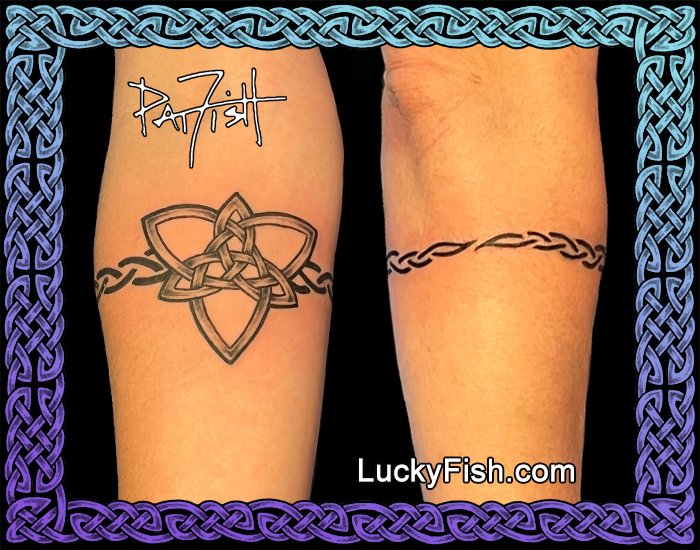 Triquetra Band Tattoo Design — LuckyFish, Inc. and Tattoo Santa Barbara