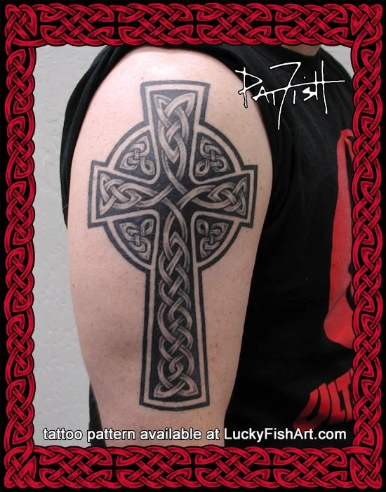 Celtic Cross of Intimidation Tattoo Design