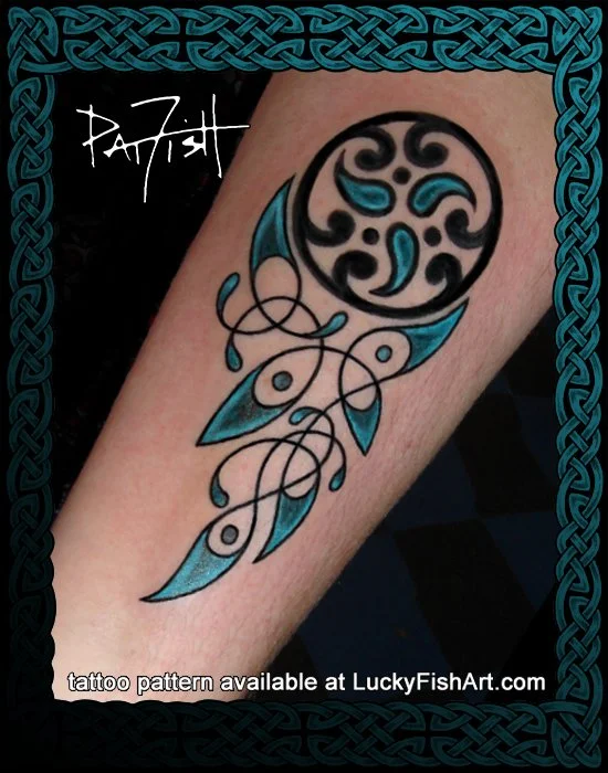 Shooting Star Celtic Tattoo Design