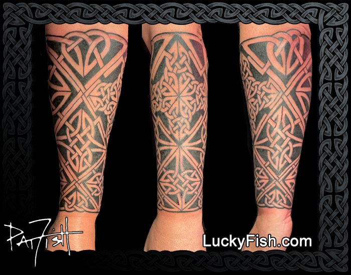 Forearm celtic tattoo designs