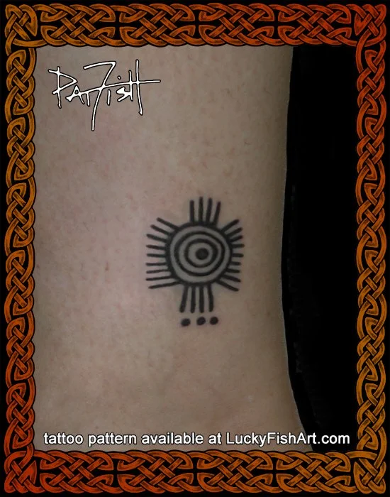 Inca Peruvian Mummy Tattoo Design