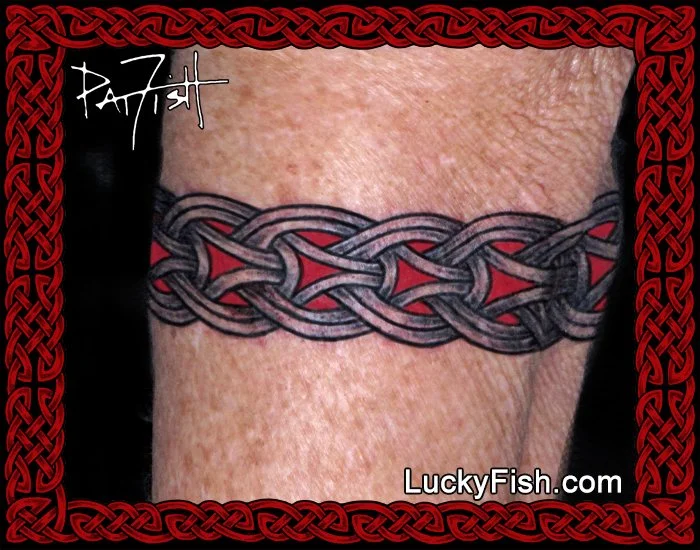 Viking Link Band Tattoo Design