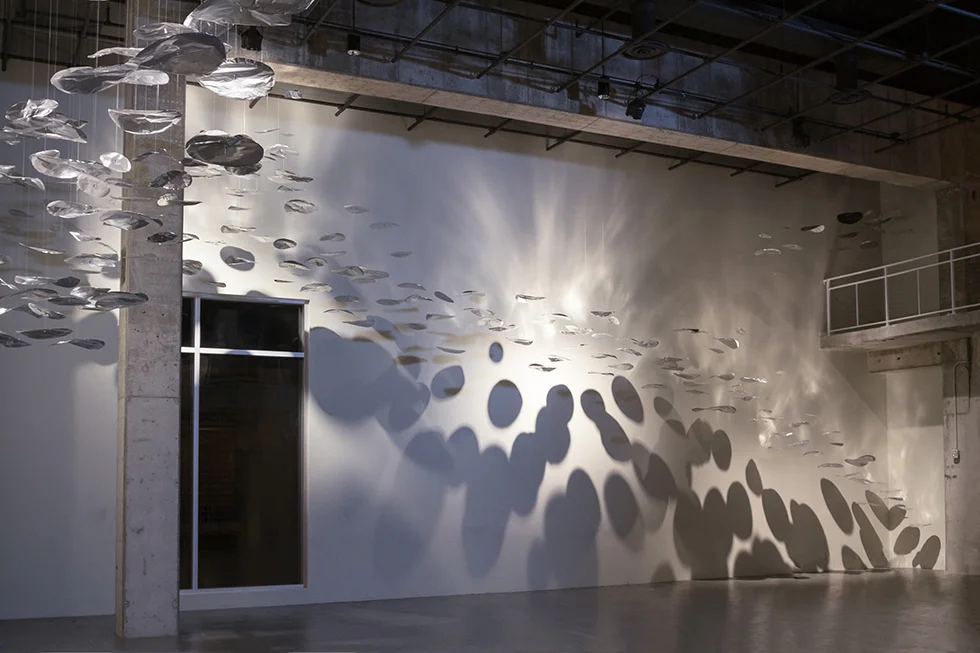 Sculpture by Danielle Wyckoff, photographed at the Urban Institute of Contemporary Art, Grand Rapids, MI