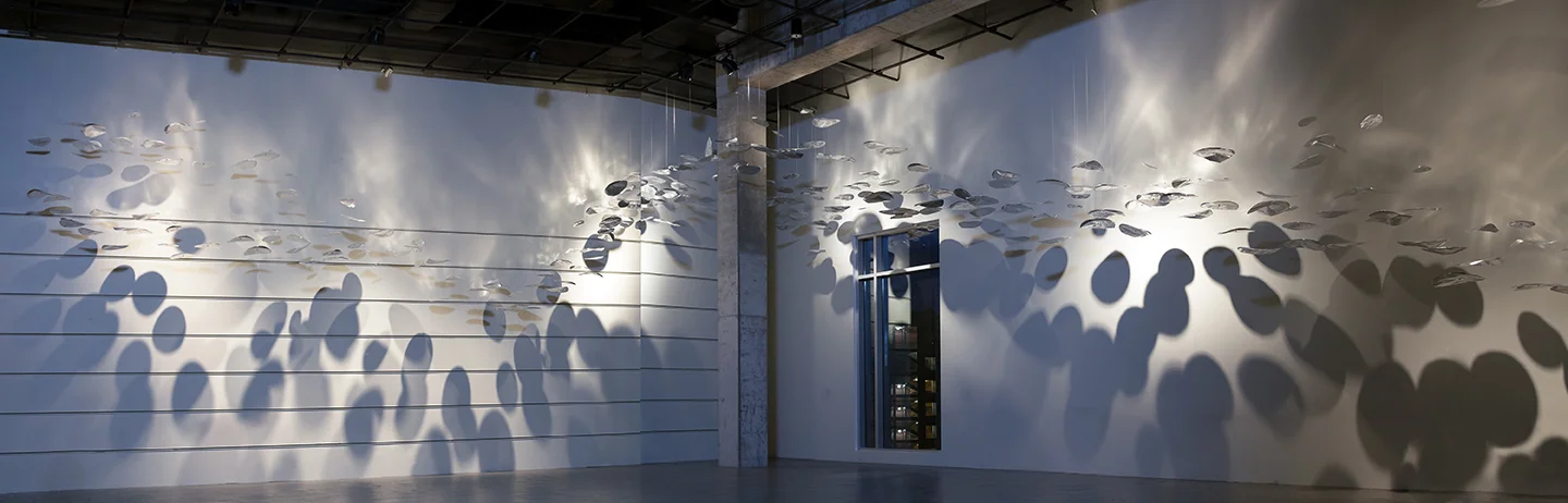 Sculpture by Danielle Wyckoff, photographed at the Urban Institute of Contemporary Art, Grand Rapids, MI