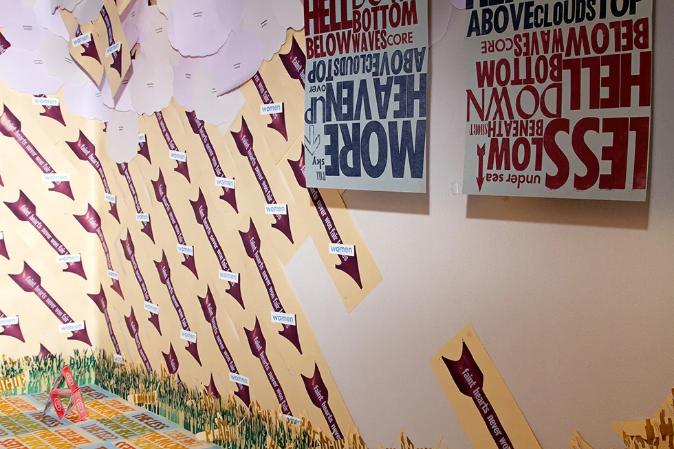 Installation by Steven Rainey, photographed at Site Lab, Grand Rapids, MI