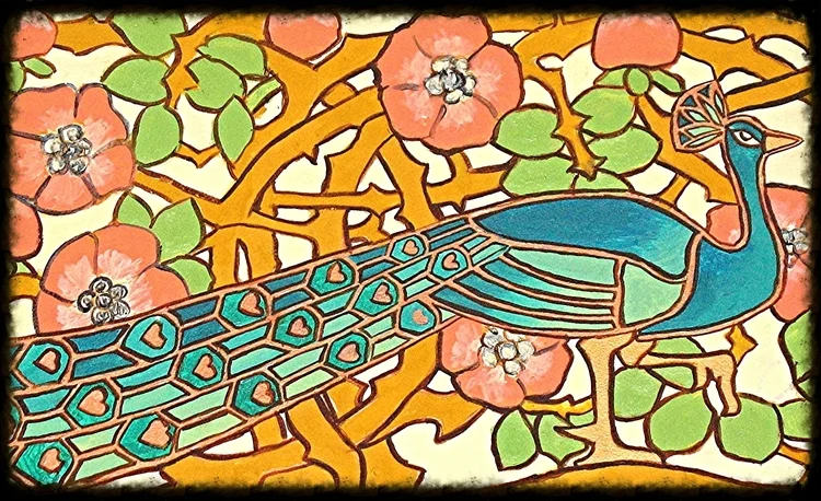 Peacock Mural • 704 N Buchanan Blvd, Durham, NC • 2008