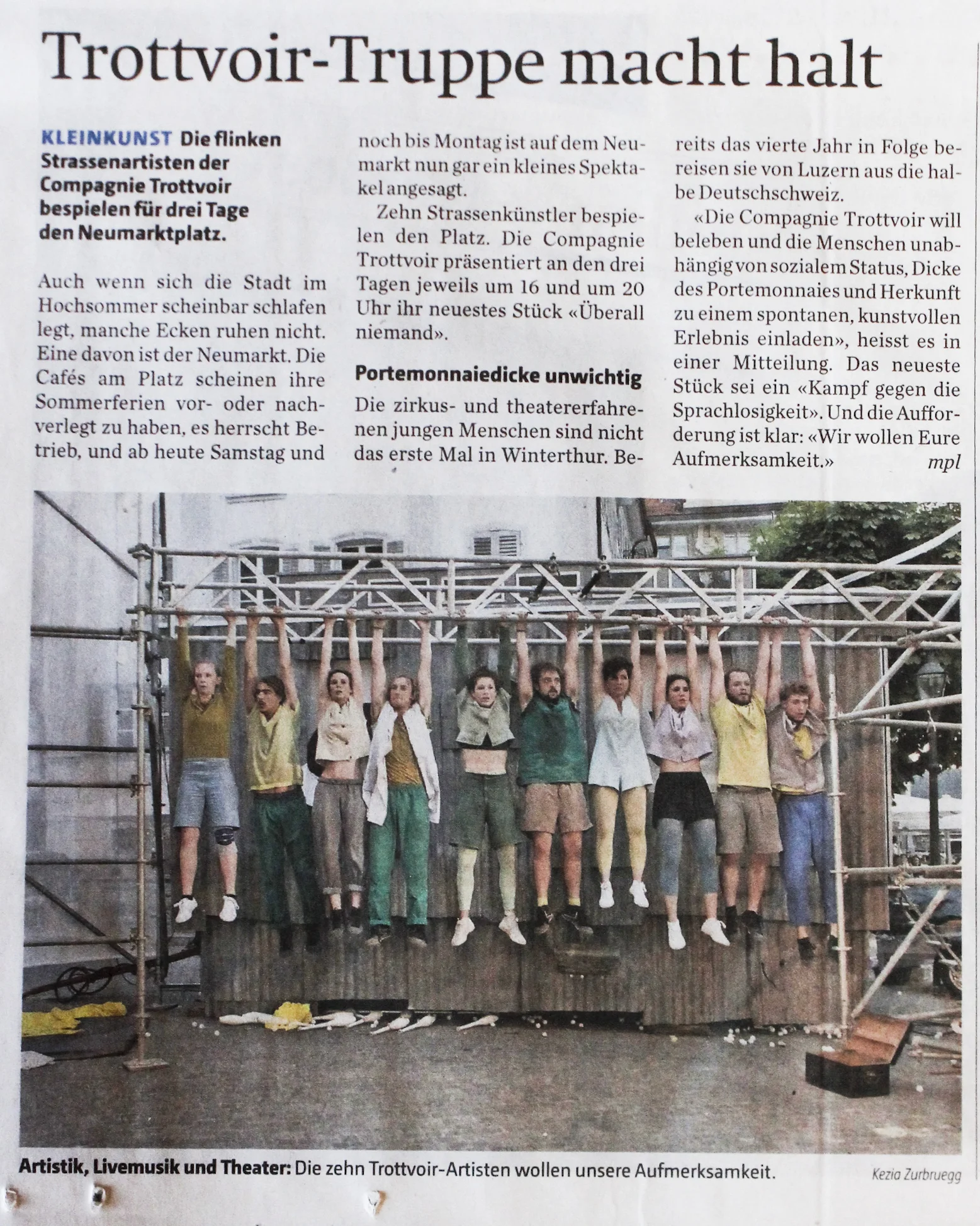 6. August 2016 -- Landbote Winterthur
