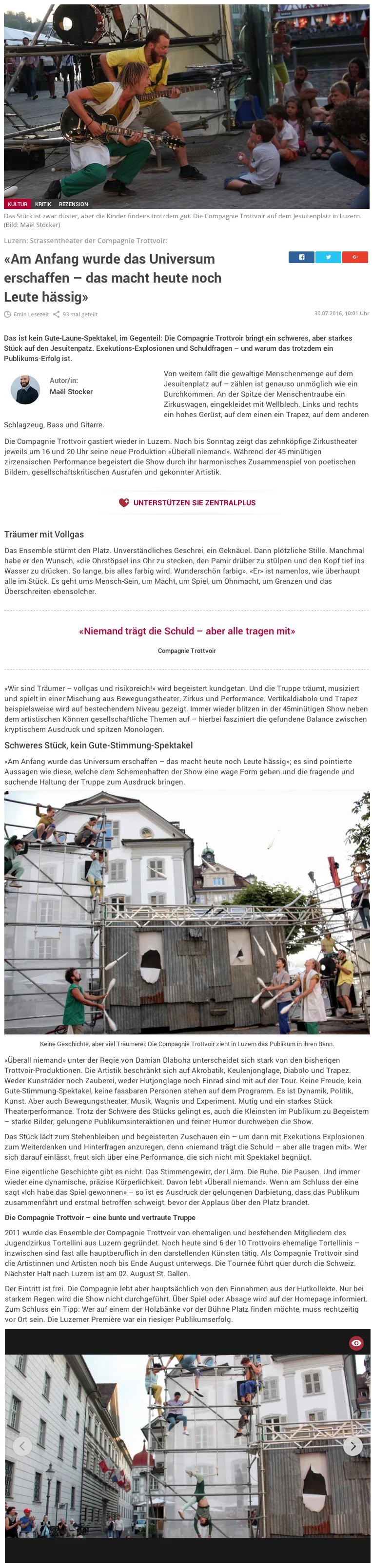 27. August 2016 - Zentralplus