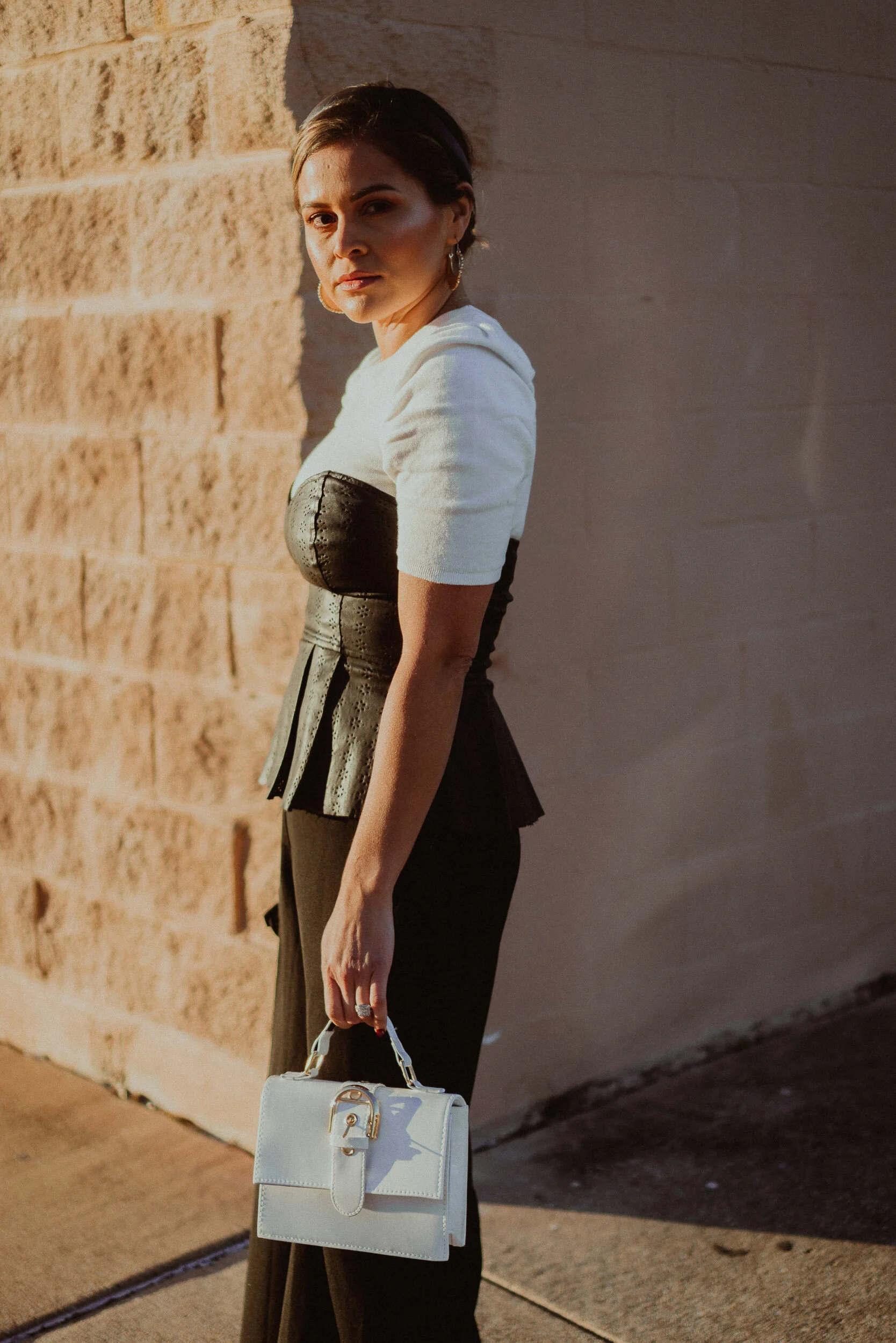 Holiday Outfits ft. Faux Leather Pieces