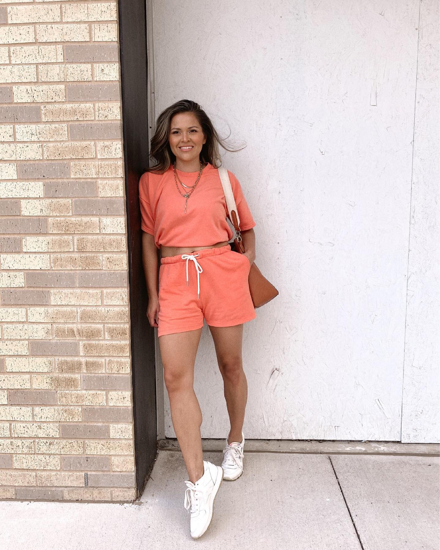 Summertime color 🍑🧡Also, this lounge set for the summertime is lovely.

http://liketk.it/3jdaC #liketkit @liketoknow.it #LTKunder50 #LTKstyletip #LTKshoecrush  #peachy #summerstyle #loungewear #petitegirl #petitefashion #comfyoutfit #affordablestyl