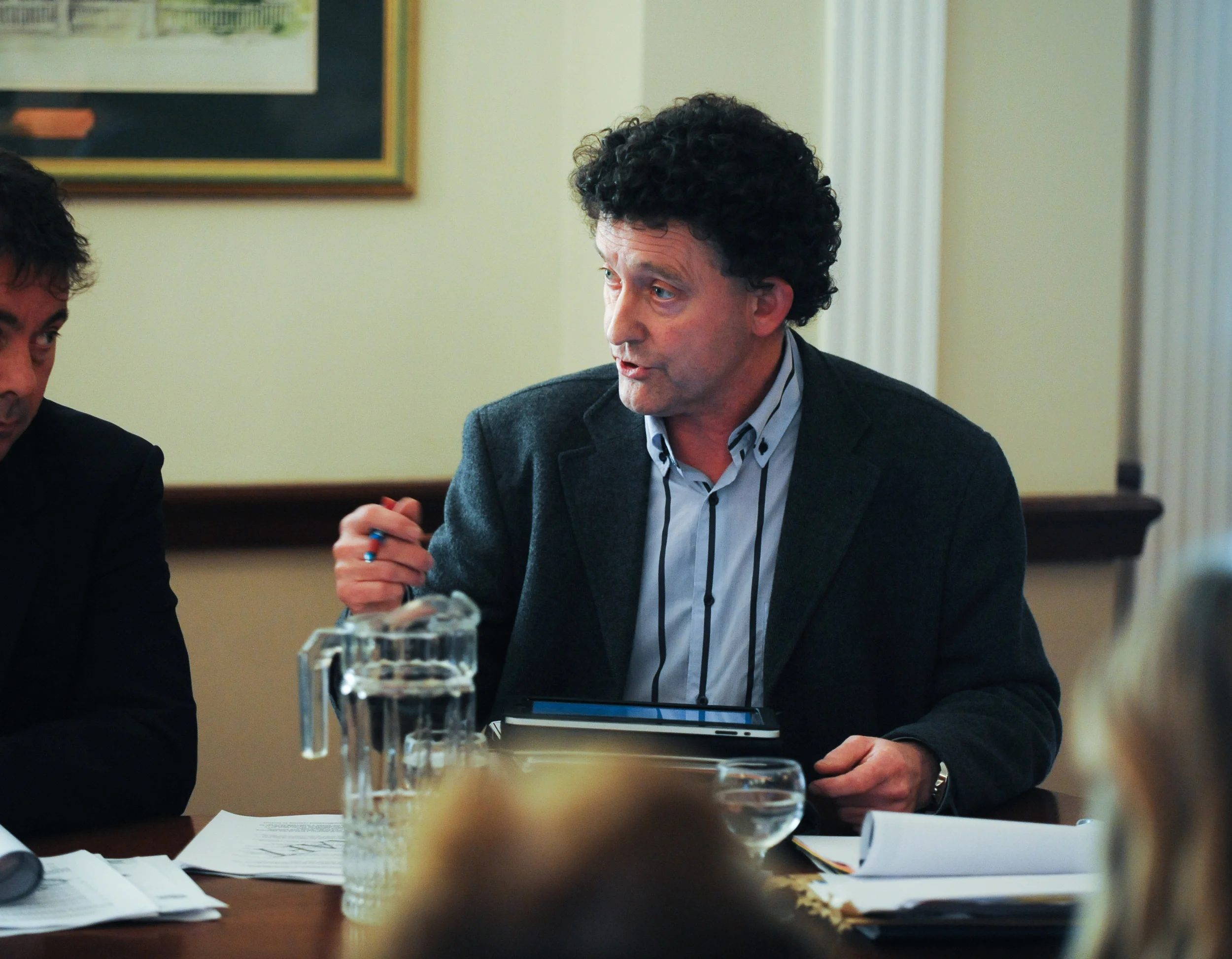 Councillor Johnny Flynn before he left the Ennis Town Council meeting on Monday.