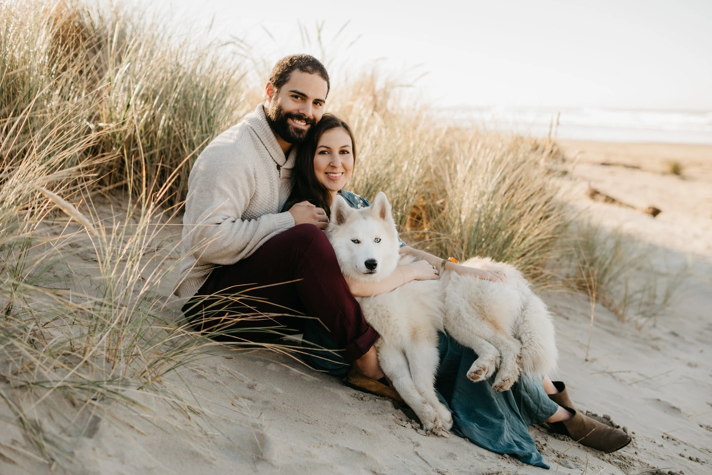 Now, I cannot imagine our beginning without you. We’ve grown closer as a couple in our mutual adoration for our sweet pup. You light up our lives and we can’t imagine life without you in it. PC: Opal and Rose Photo