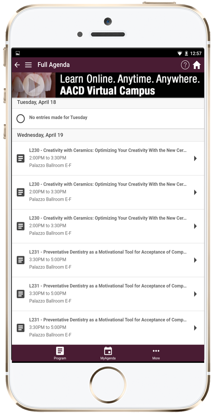 Full Agendas