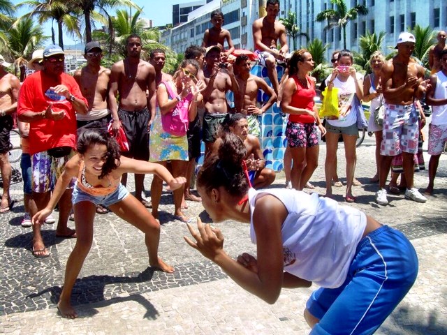 Capoiera-A Brazillian Martial Art that combines elements of dance, music and acrobatics. It was developed in Brazil by African decendants.