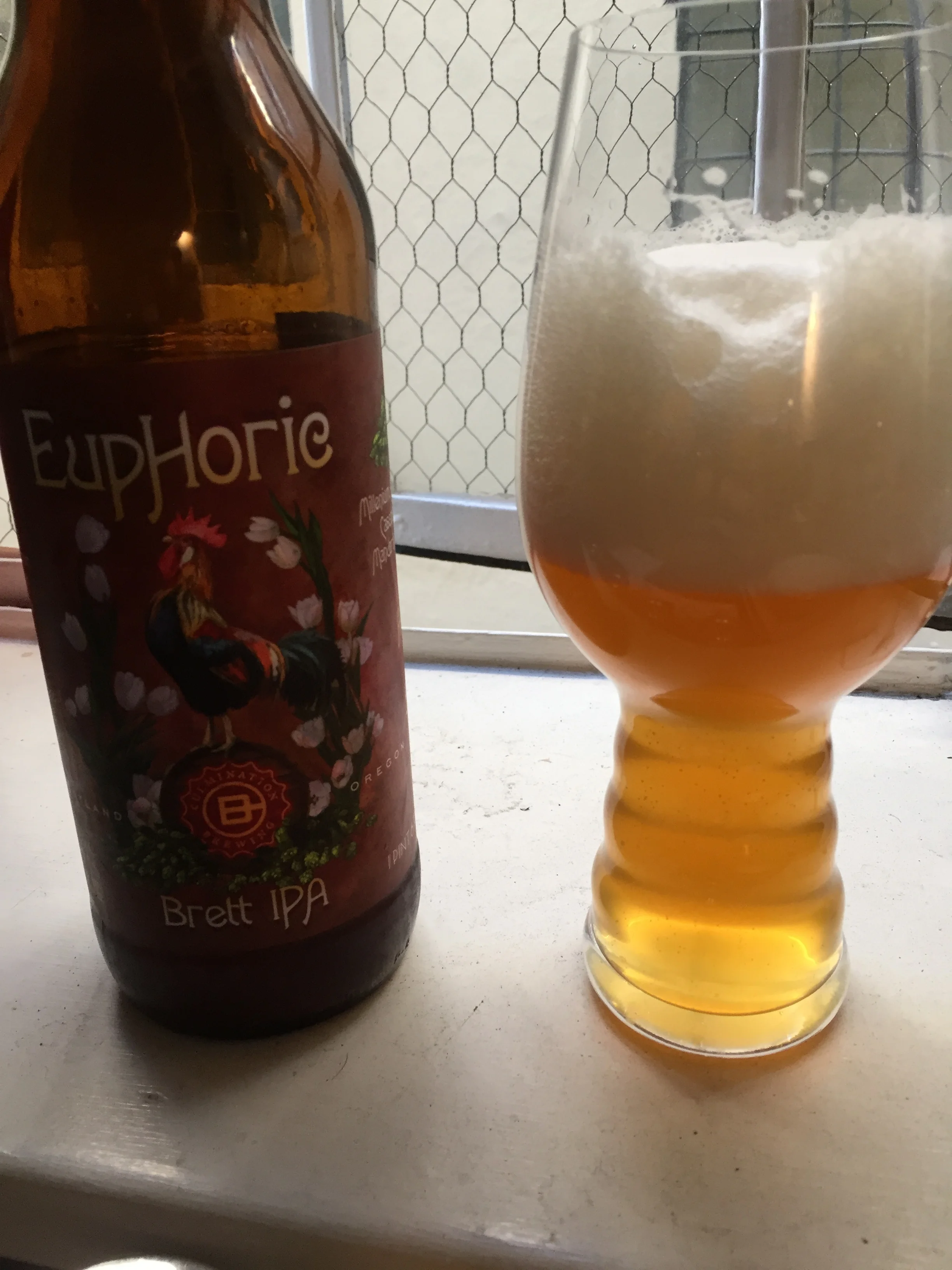 See all that Brett-y foam?