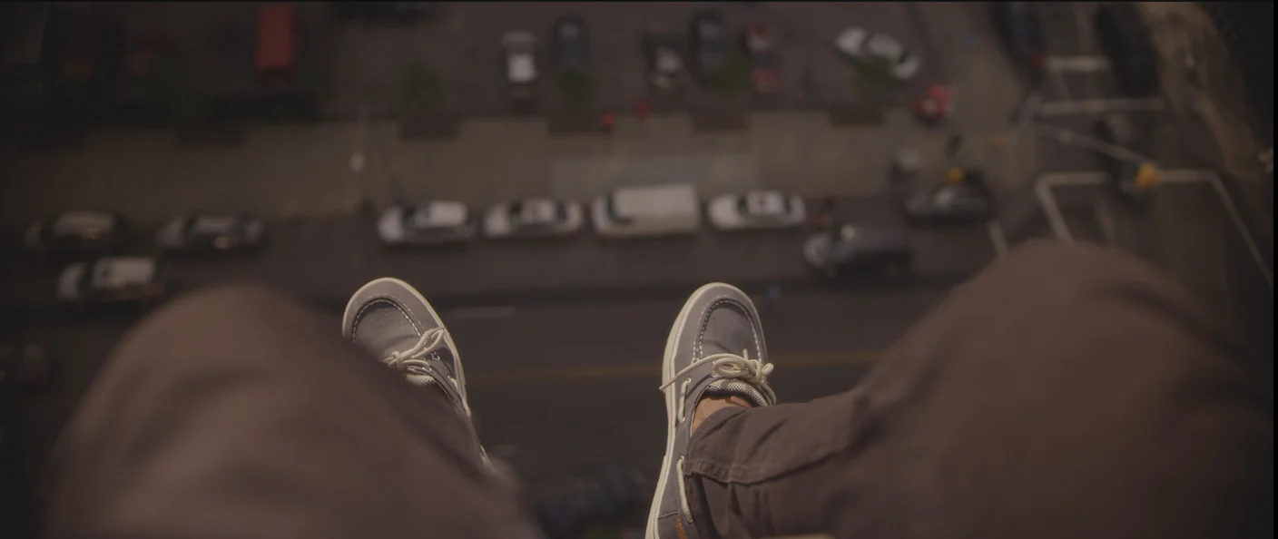 See..... long way down. On a side note... Harlem's traffic noise was a pain in the ass. 