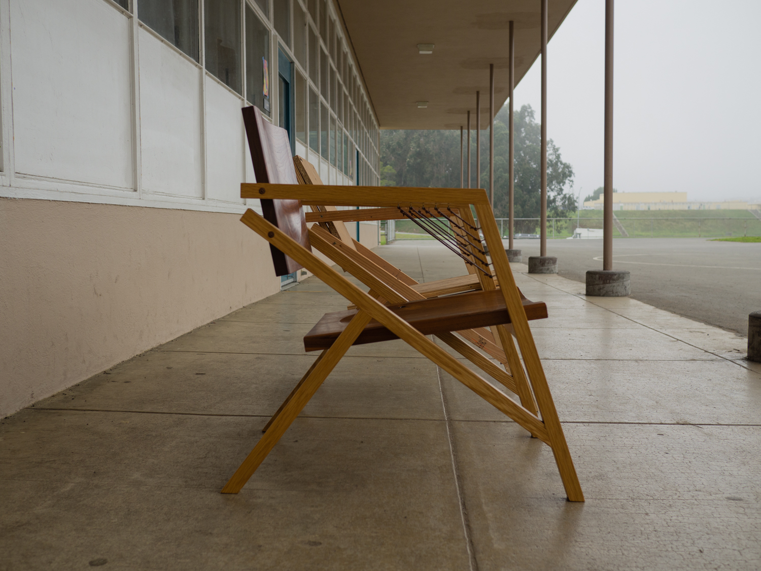 Final and prototype chair together