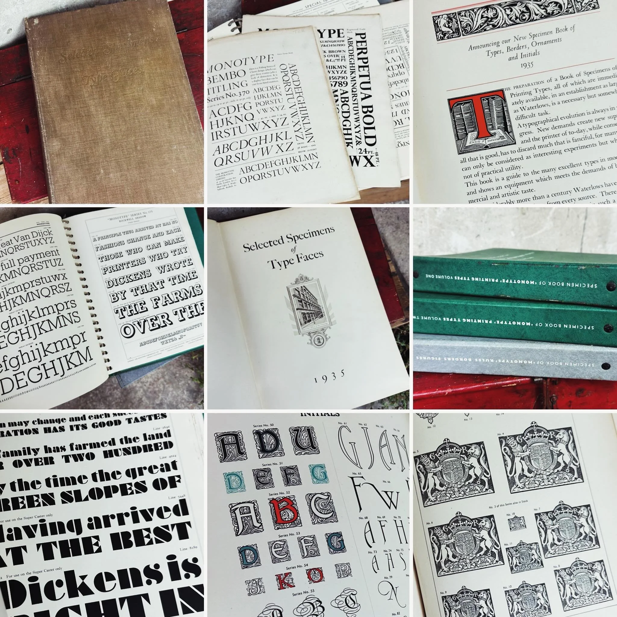 Now available as of today. An amazing selection of vintage typography books. Full of fascinating fonts. 

On the website - link in bio. 

#books #typography #printer #typology #lettering